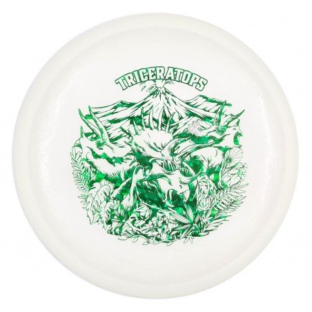 Dino Discs Egg Shell Glow Triceratops