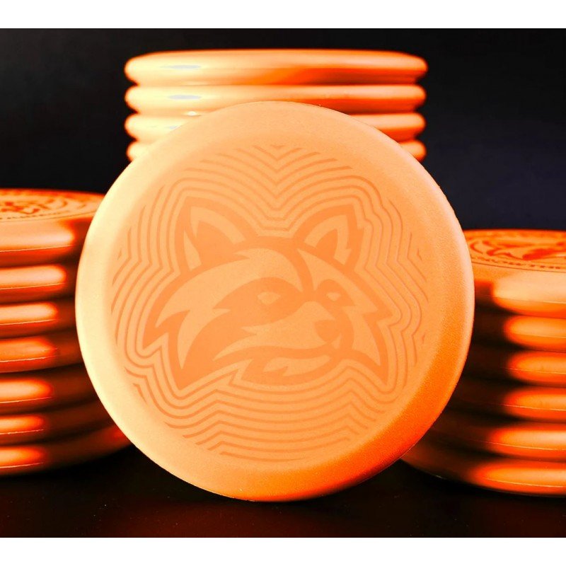 Trash Panda mini made from recycled discs