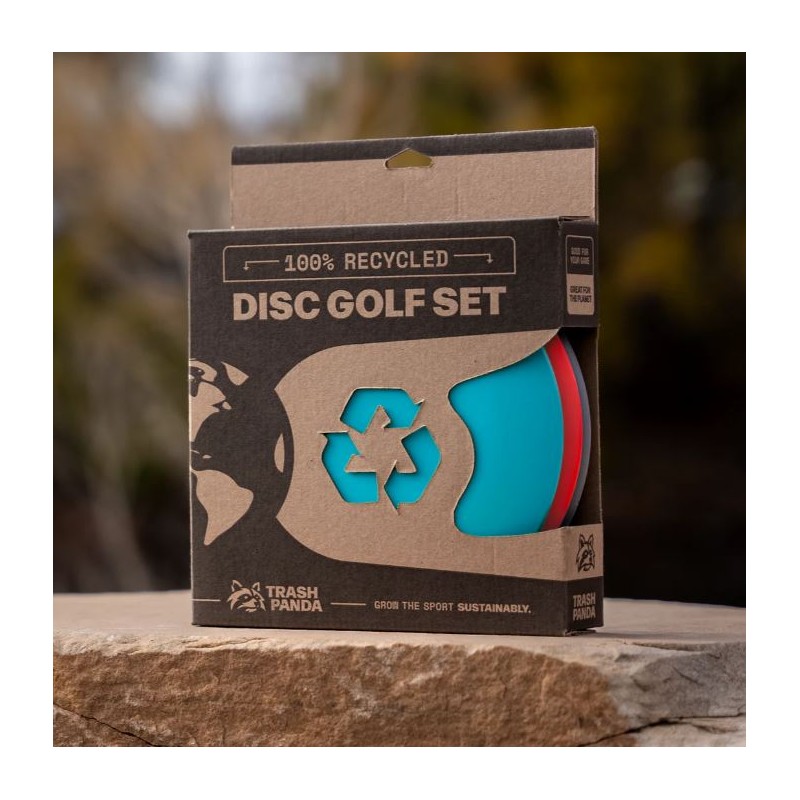 Trash Panda 100% Recycled Disc Golf Set