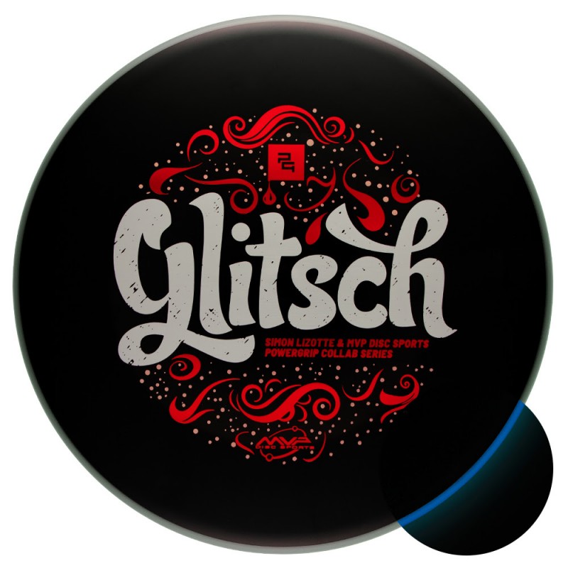 MVP Glitsch - R2 Neutron Blue Eclipse Rim Glitch ﻿MVP / Simon Lizotte / Powergrip Collab Series