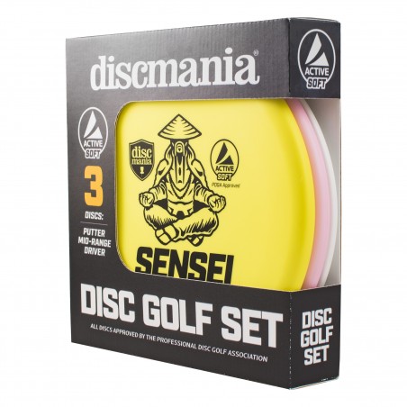 Discmania Active Soft Disc Golf Starter Set