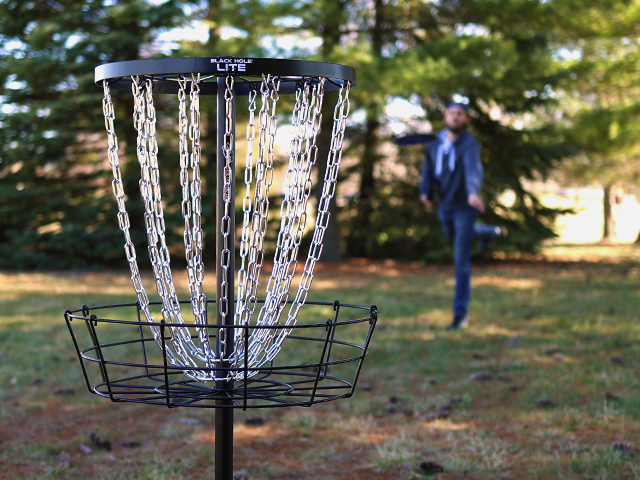 MVP Black Hole Lite Practice Basket for disc golf