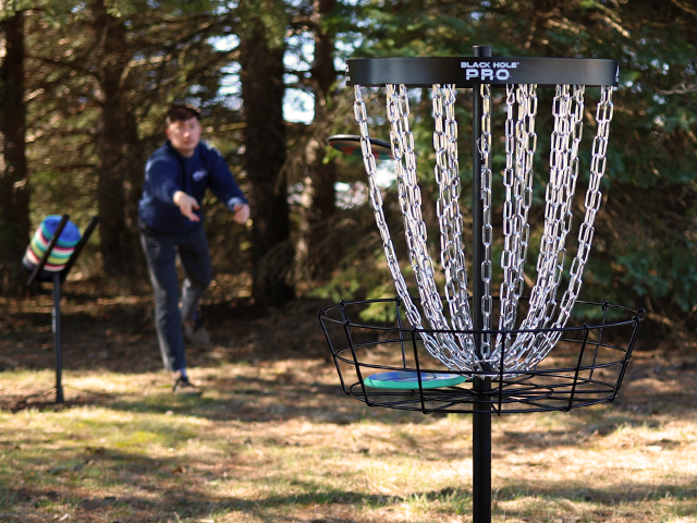 MVP Black Hole Pro Practice Basket for disc golf