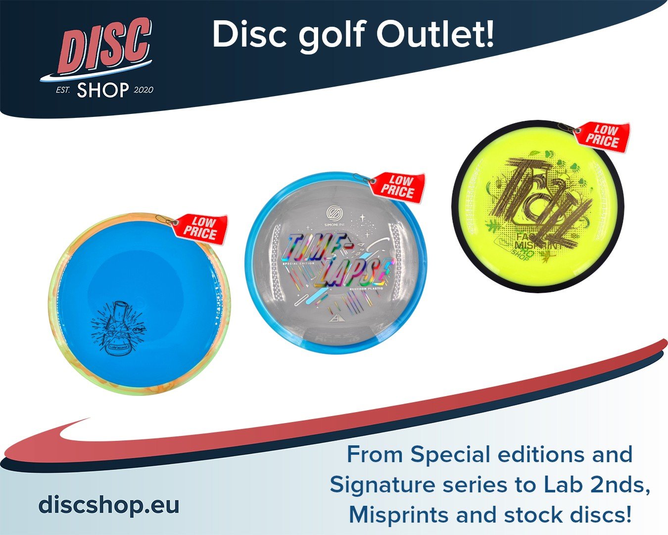 Have you checked our disc golf outlet?